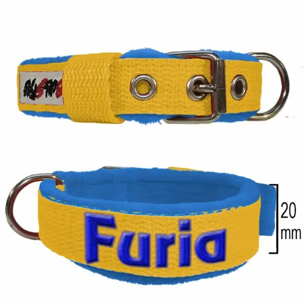 Collar Personalizable Pocket Line 20mm para Perros Pequeños y Gatos - Ligero y Seguro