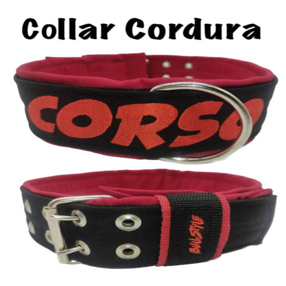 Collar para perros CORDURA ROJO