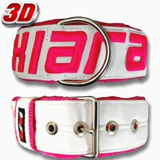 Collar para perros 3D LINE rosa