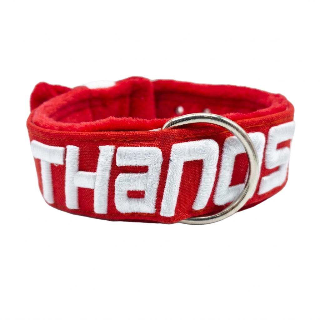Collar 3D LINE RED