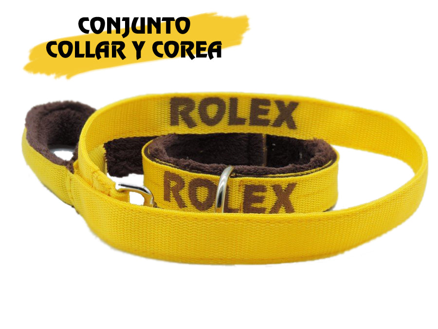 CONJUNTO COLLAR Y CORREA ROLEX